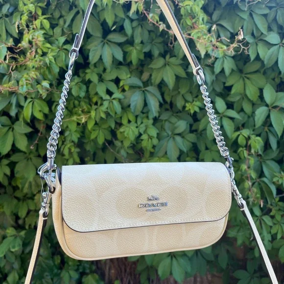 Coach Hay/Yellow Hailey Shoulder/Crossbody Bag-CAN70 - Picture 2 of 9